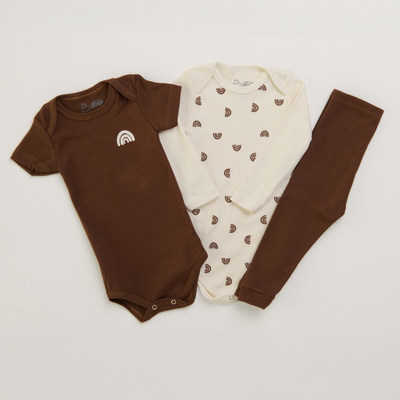 BODY ARCHI BABYSKIN トライアルセット Kit Body Bebê Unissex Suedine Arco Íris